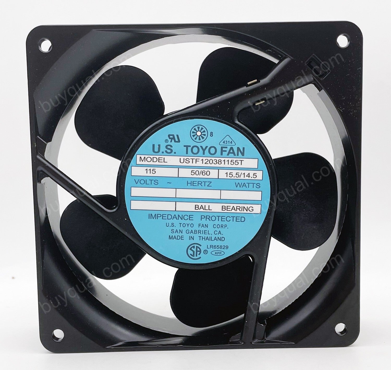 TOYO USTF120381155T 115V 15.5/14.5W Cooling Fan TOYO USTF120381155T 115V 15.5/14.5W Cooling Fan